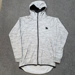 YoungLA Men's Cotton Fitted Hoodie Zip-up Running Large